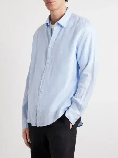 Sunspel Linen Shirt - Men | Thumbnail 3 Sunspel Linen Shirt - Men | Thumbnail 3