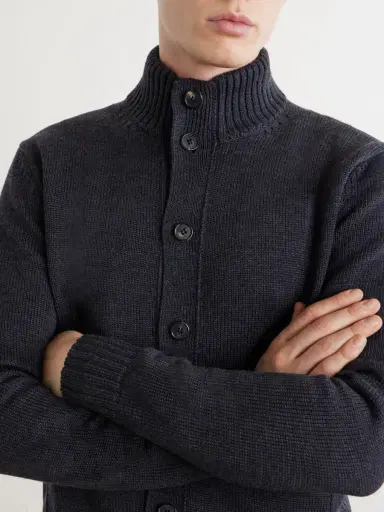 Slowear Wool Cardigan - Men | Thumbnail 5 Slowear Wool Cardigan - Men | Thumbnail 5