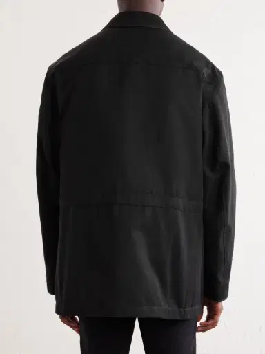 Tom Ford Suede-Trimmed Cotton-Blend Twill Jacket - Men | Thumbnail 4 Tom Ford Suede-Trimmed Cotton-Blend Twill Jacket - Men | Thumbnail 4