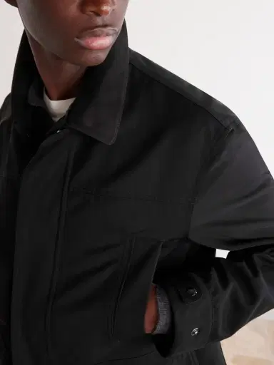 Tom Ford Suede-Trimmed Cotton-Blend Twill Jacket - Men | Thumbnail 5 Tom Ford Suede-Trimmed Cotton-Blend Twill Jacket - Men | Thumbnail 5