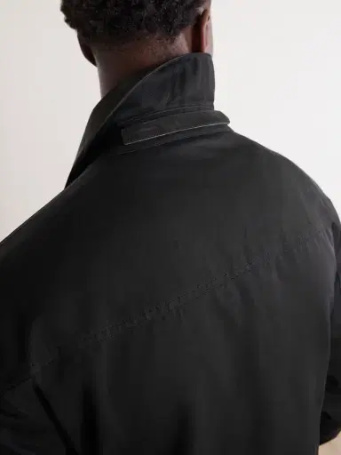 Tom Ford Suede-Trimmed Cotton-Blend Twill Jacket - Men | Thumbnail 6 Tom Ford Suede-Trimmed Cotton-Blend Twill Jacket - Men | Thumbnail 6