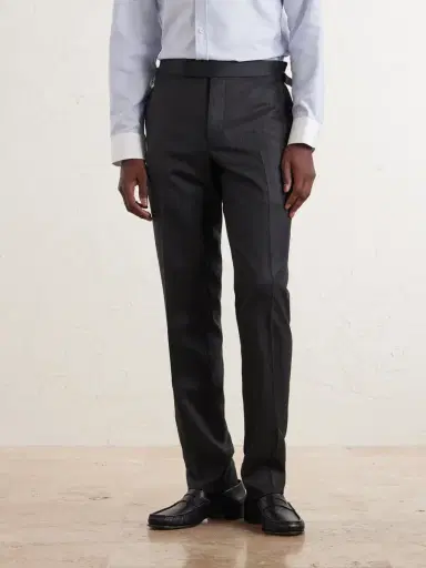 Tom Ford Shelton Straight-Leg Wool-Twill Suit Trousers - Men | Thumbnail 3 Tom Ford Shelton Straight-Leg Wool-Twill Suit Trousers - Men | Thumbnail 3