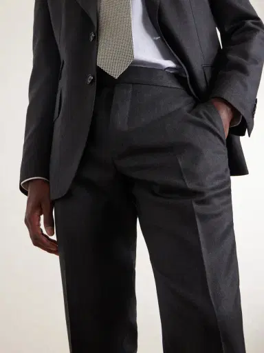 Tom Ford Shelton Straight-Leg Wool-Twill Suit Trousers - Men | Thumbnail 5 Tom Ford Shelton Straight-Leg Wool-Twill Suit Trousers - Men | Thumbnail 5