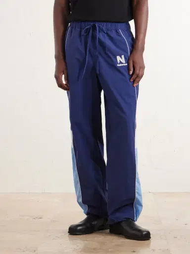 Nahmias Straight-leg Logo-Embroidered Nylon Trousers - Men | Thumbnail 3 Nahmias Straight-leg Logo-Embroidered Nylon Trousers - Men | Thumbnail 3