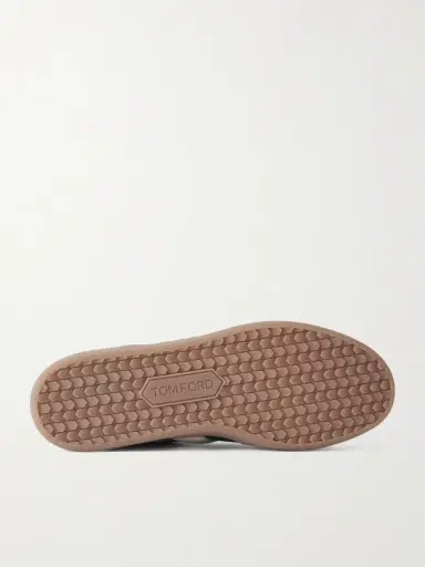 Tom Ford Archer Leather-Trimmed Suede Sneakers - Men | Thumbnail 3 Tom Ford Archer Leather-Trimmed Suede Sneakers - Men | Thumbnail 3