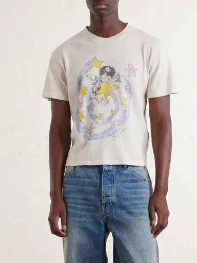 Nahmias Heaven Printed Cotton-Jersey T-Shirt - Men | Thumbnail 3
