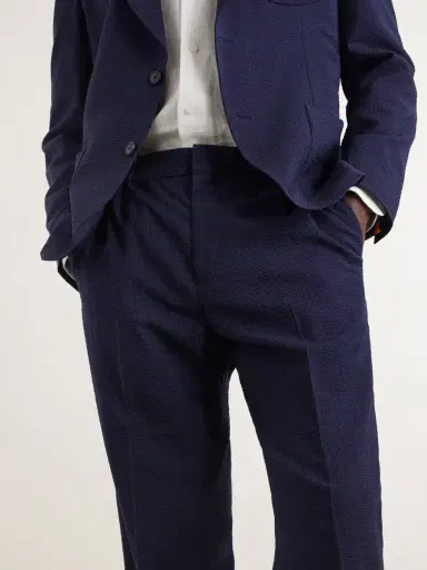 Paul Smith Straight-Leg Wool-Blend Seersucker Suit Trousers - Men | Thumbnail 6 Paul Smith Straight-Leg Wool-Blend Seersucker Suit Trousers - Men | Thumbnail 6