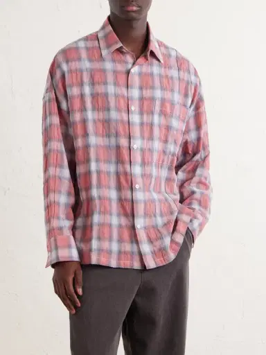Nahmias Checked Cotton-Blend Shirt - Men | Thumbnail 3 Nahmias Checked Cotton-Blend Shirt - Men | Thumbnail 3
