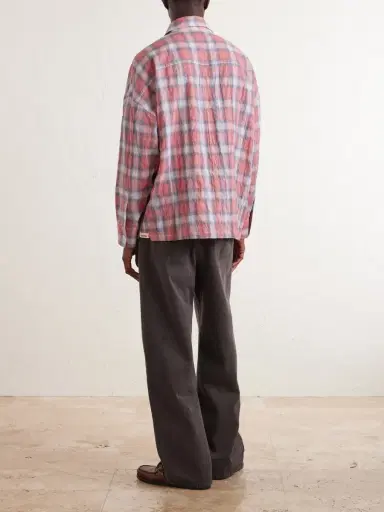 Nahmias Checked Cotton-Blend Shirt - Men | Thumbnail 4 Nahmias Checked Cotton-Blend Shirt - Men | Thumbnail 4