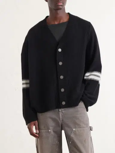 Enfants Riches Déprimés Striped Cashmere Cardigan - Men | Thumbnail 3 Enfants Riches Déprimés Striped Cashmere Cardigan - Men | Thumbnail 3