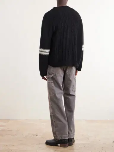 Enfants Riches Déprimés Striped Cashmere Cardigan - Men | Thumbnail 4 Enfants Riches Déprimés Striped Cashmere Cardigan - Men | Thumbnail 4