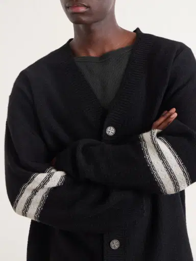 Enfants Riches Déprimés Striped Cashmere Cardigan - Men | Thumbnail 5 Enfants Riches Déprimés Striped Cashmere Cardigan - Men | Thumbnail 5