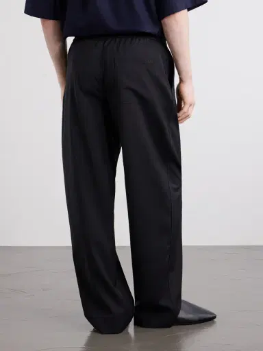 Loewe Straight-Leg Wool Drawstring Trousers - Men | Thumbnail 4