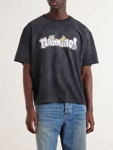Nahmias Boardwalk Logo-Print Cotton-Jersey T-Shirt - Men | Thumbnail 3 Nahmias Boardwalk Logo-Print Cotton-Jersey T-Shirt - Men | Thumbnail 3