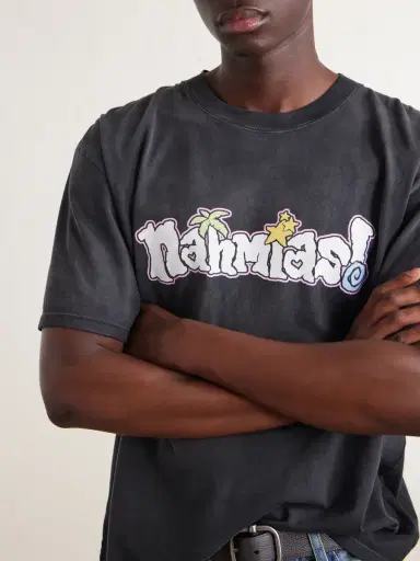 Nahmias Boardwalk Logo-Print Cotton-Jersey T-Shirt - Men | Thumbnail 6 Nahmias Boardwalk Logo-Print Cotton-Jersey T-Shirt - Men | Thumbnail 6