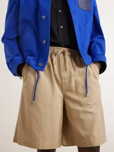Loewe Straight-Leg Cotton Drawstring Shorts - Men | Thumbnail 5 Loewe Straight-Leg Cotton Drawstring Shorts - Men | Thumbnail 5
