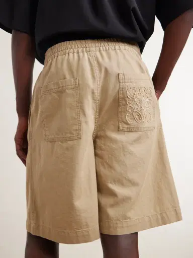 Loewe Straight-Leg Cotton Drawstring Shorts - Men | Thumbnail 6 Loewe Straight-Leg Cotton Drawstring Shorts - Men | Thumbnail 6