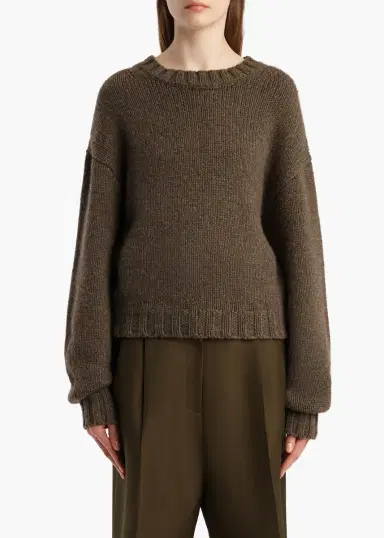 Khaite Gemma Sweater In Artichoke | Thumbnail 3 Khaite Gemma Sweater In Artichoke | Thumbnail 3