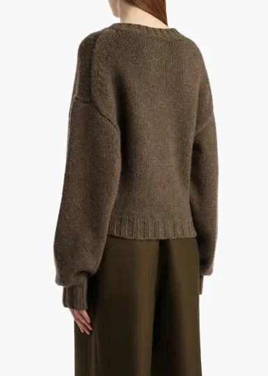 Khaite Gemma Sweater In Artichoke | Thumbnail 4 Khaite Gemma Sweater In Artichoke | Thumbnail 4