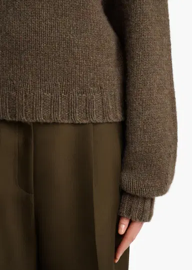 Khaite Gemma Sweater In Artichoke | Thumbnail 6 Khaite Gemma Sweater In Artichoke | Thumbnail 6