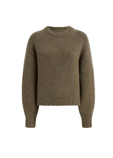 Khaite Gemma Sweater In Artichoke | Thumbnail 1 Khaite Gemma Sweater In Artichoke | Thumbnail 1