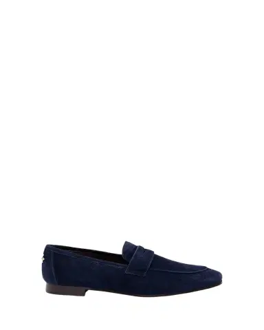 Bougeotte Suede Slip-On Penny Loafers | Thumbnail 1 Bougeotte Suede Slip-On Penny Loafers | Thumbnail 1