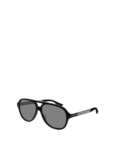 Gucci Men's Aviator Logo Sunglasses | Thumbnail 1