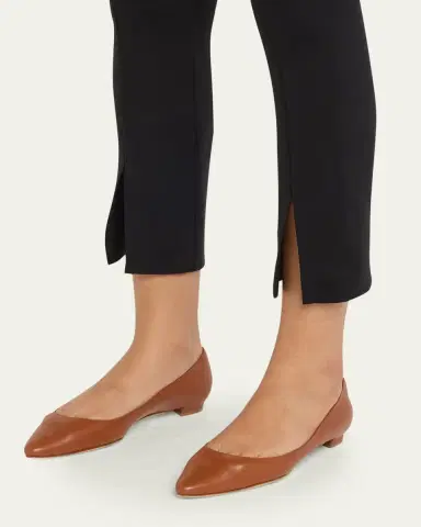 Manolo Blahnik Lanza BB Lambskin Ballerina Flats | Thumbnail 2