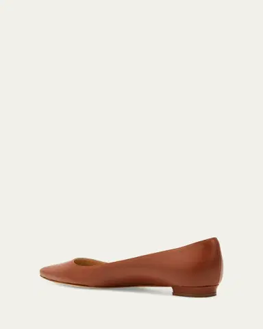Manolo Blahnik Lanza BB Lambskin Ballerina Flats | Thumbnail 4