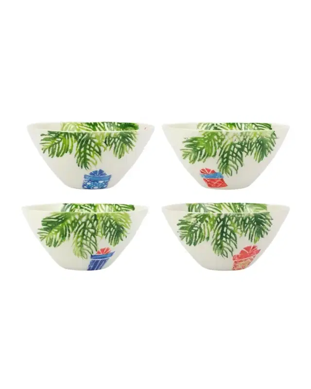 Vietri Nutcrackers Assorted Cereal Bowls, Set of 4