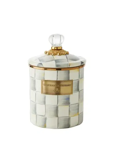 MacKenzie-Childs Sterling Check Canister | Thumbnail 1 MacKenzie-Childs Sterling Check Canister | Thumbnail 1