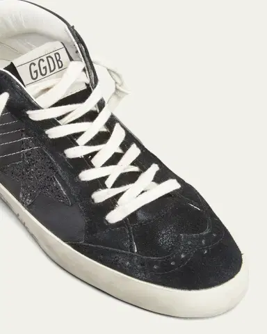 Golden Goose Mid Star Glitter Wing-Tip Sneakers | Thumbnail 5 Golden Goose Mid Star Glitter Wing-Tip Sneakers | Thumbnail 5