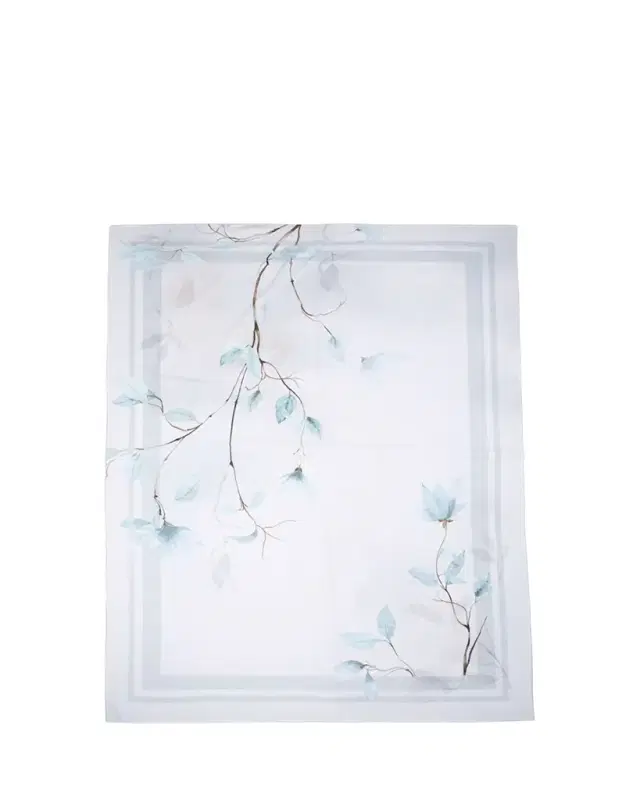 The Lino Japan Aqua Tablecloth, 71" Square