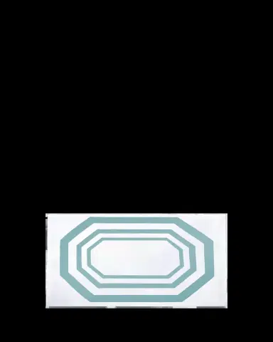The Lino Essential Aqua Tablecloth, 71" x 98" | Thumbnail 2