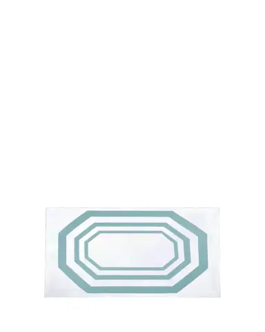 The Lino Essential Aqua Tablecloth, 71" x 98" | Thumbnail 1