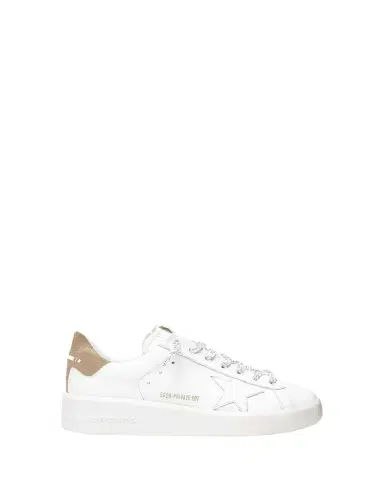 Golden Goose Purestar Mixed Leather Low-Top Sneakers | Thumbnail 1 Golden Goose Purestar Mixed Leather Low-Top Sneakers | Thumbnail 1
