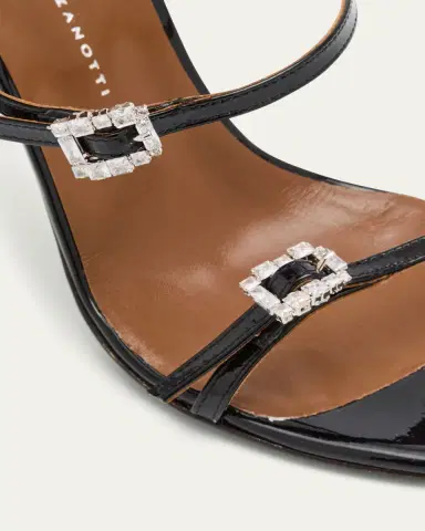 Giuseppe Zanotti Metallic Leather Ankle-Strap Sandals | Thumbnail 3 Giuseppe Zanotti Metallic Leather Ankle-Strap Sandals | Thumbnail 3