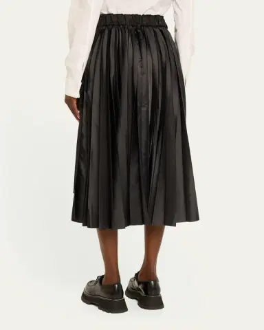 sacai Nylon-Twill Pleated Cargo Midi Skirt | Thumbnail 3 sacai Nylon-Twill Pleated Cargo Midi Skirt | Thumbnail 3