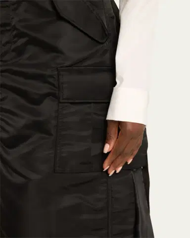 sacai Nylon-Twill Pleated Cargo Midi Skirt | Thumbnail 5 sacai Nylon-Twill Pleated Cargo Midi Skirt | Thumbnail 5