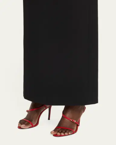 Giuseppe Zanotti Snakeskin Ankle Strap Stiletto Sandals | Thumbnail 2 Giuseppe Zanotti Snakeskin Ankle Strap Stiletto Sandals | Thumbnail 2