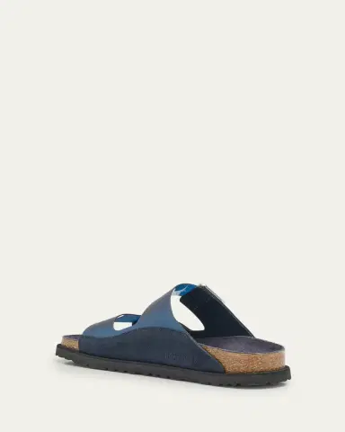 1774 Birkenstock Arizona Suede PVC Dual-Buckle Slide Sandals | Thumbnail 4 1774 Birkenstock Arizona Suede PVC Dual-Buckle Slide Sandals | Thumbnail 4