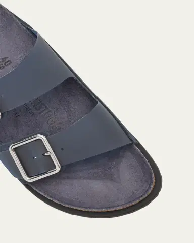 1774 Birkenstock Arizona Suede PVC Dual-Buckle Slide Sandals | Thumbnail 5 1774 Birkenstock Arizona Suede PVC Dual-Buckle Slide Sandals | Thumbnail 5
