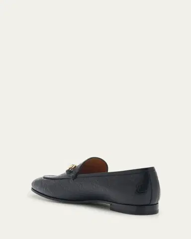 Gucci Jordaan GG Leather Bit Loafers | Thumbnail 4
