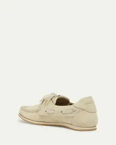 Jacquemus Moc-Toe Leather Boat Shoes | Thumbnail 4 Jacquemus Moc-Toe Leather Boat Shoes | Thumbnail 4