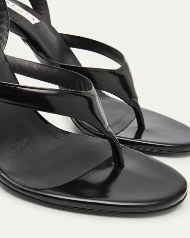 Alaïa Leather Thong Slingback Sandals | Thumbnail 5