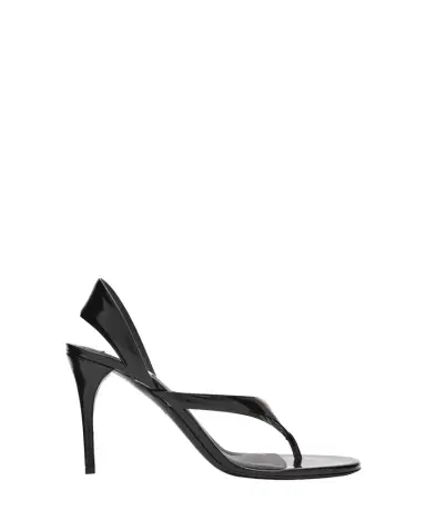Alaïa Leather Thong Slingback Sandals | Thumbnail 1