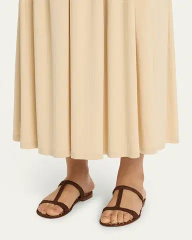CARRIE FORBES Tume Raffia T-Strap Slide Sandals | Thumbnail 2 CARRIE FORBES Tume Raffia T-Strap Slide Sandals | Thumbnail 2