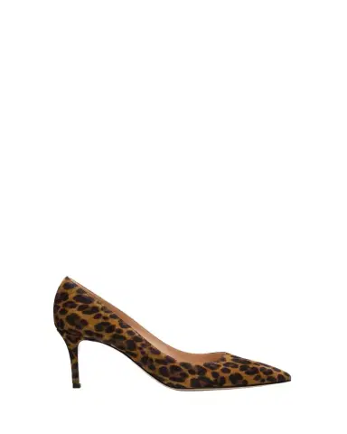 Gianvito Rossi Gianvito Leopard-Print Suede Pumps | Thumbnail 1