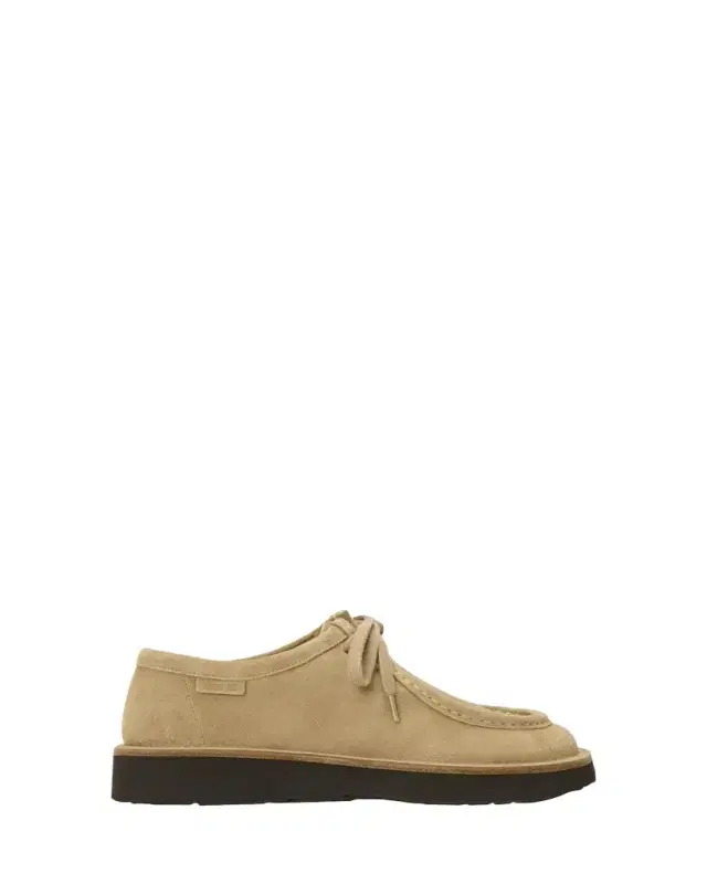 Loewe Faro Suede Lace-Up Derby Shoes