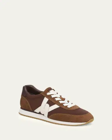 Veronica Beard Penrose Mixed Leather Runner Sneakers | Thumbnail 2 Veronica Beard Penrose Mixed Leather Runner Sneakers | Thumbnail 2